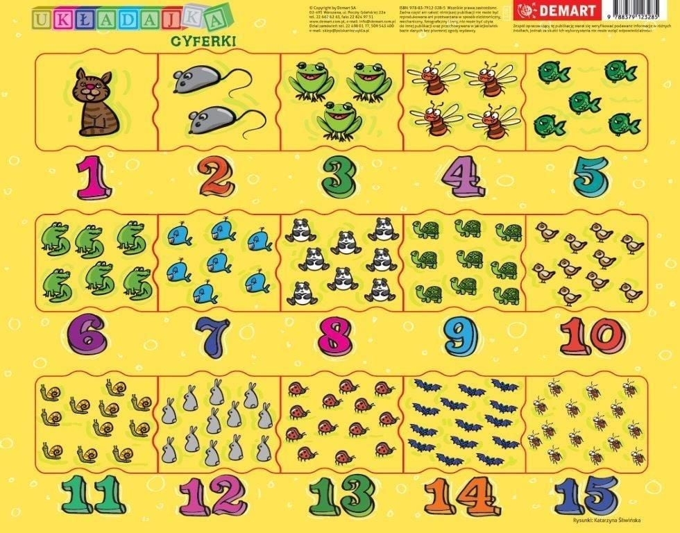 Puzzle Demart Frame - Numere pentru copii