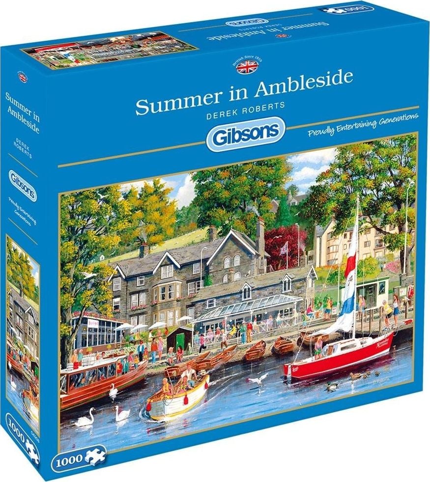 Puzzle Gibsons Summer in Ambleside, 1000 piese