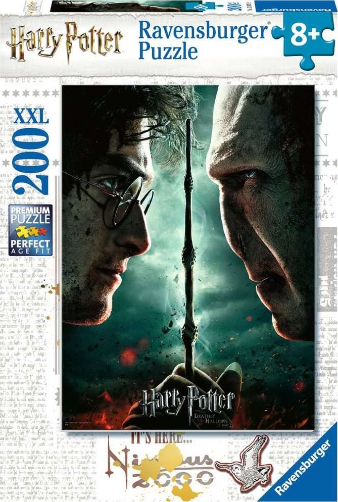 Puzzle Harry Potter , Harry Potter vs Lord Voldermort XXL , 200 piese , 49x36cm