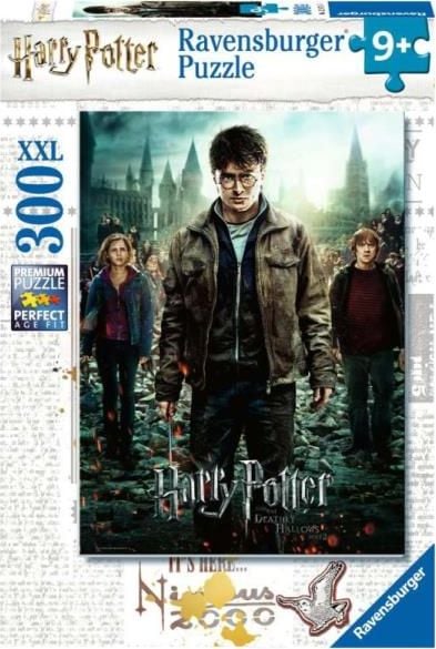 Puzzle Harry Potter , Hermione & Ron XXL , 300 piese , 49x36cm, Negru