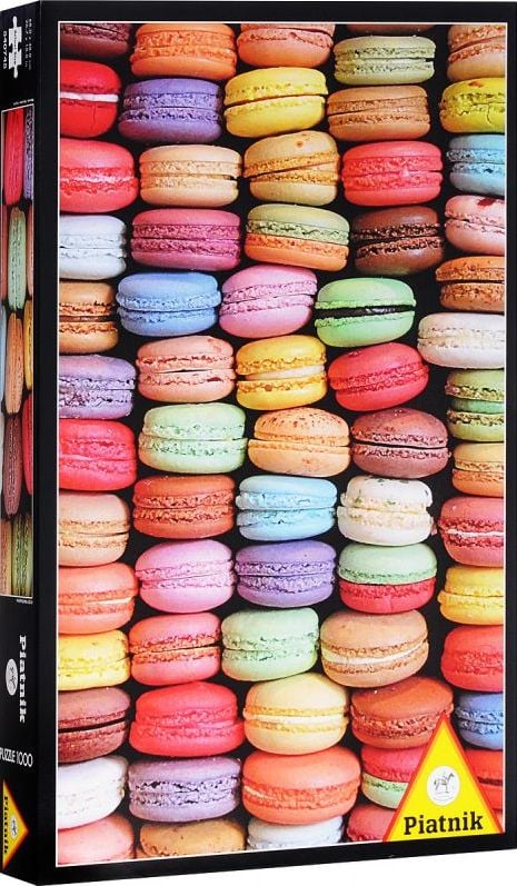 Puzzle Macarons, Piatnik, 67,5 x 44,1 cm, 1000 piese, Multicolor