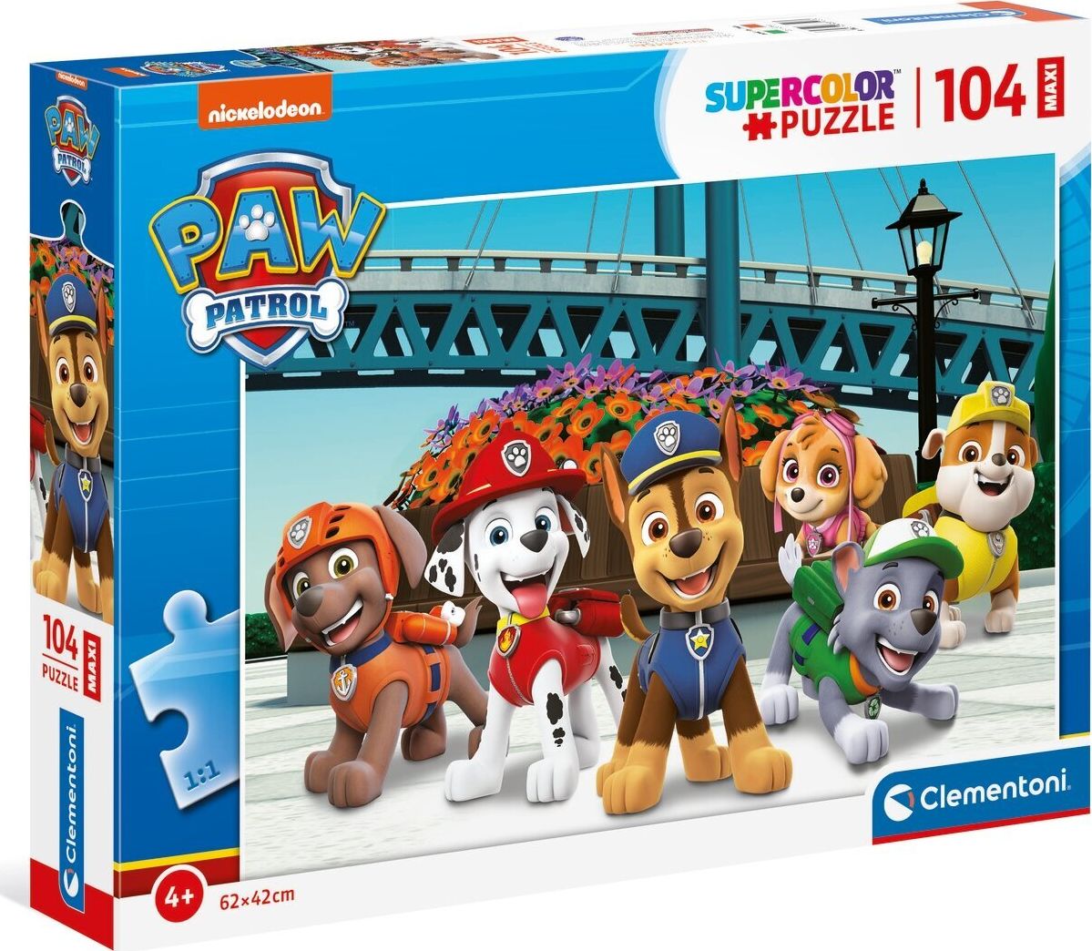 Puzzle Maxi Clementoni - Paw Patrol, 104 piese