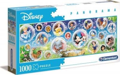 Puzzle panoramic Clementoni - Disney Classic, 1.000 piese (39515)