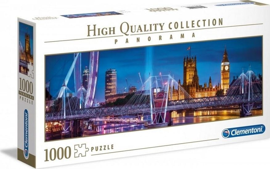 Puzzle panoramic Clementoni - London, 1.000 piese (39485)