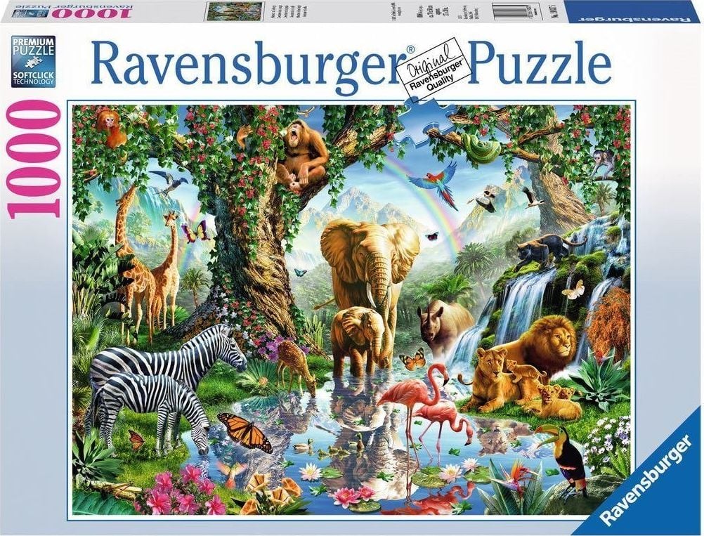 Puzzle Ravensburger 1000 de piese Aventura în junglă