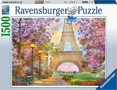 Puzzle Ravensburger - Alee romantica in Paris, 1500 piese