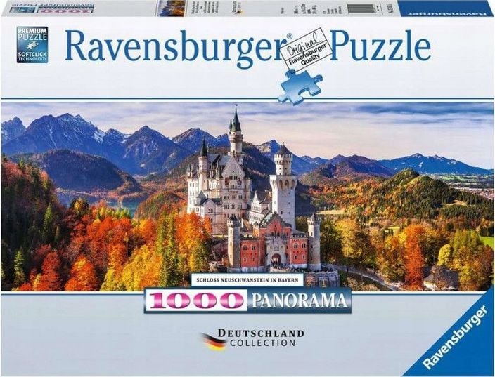 Puzzle Ravensburger - Castel Neuschwanstein, 1000 piese