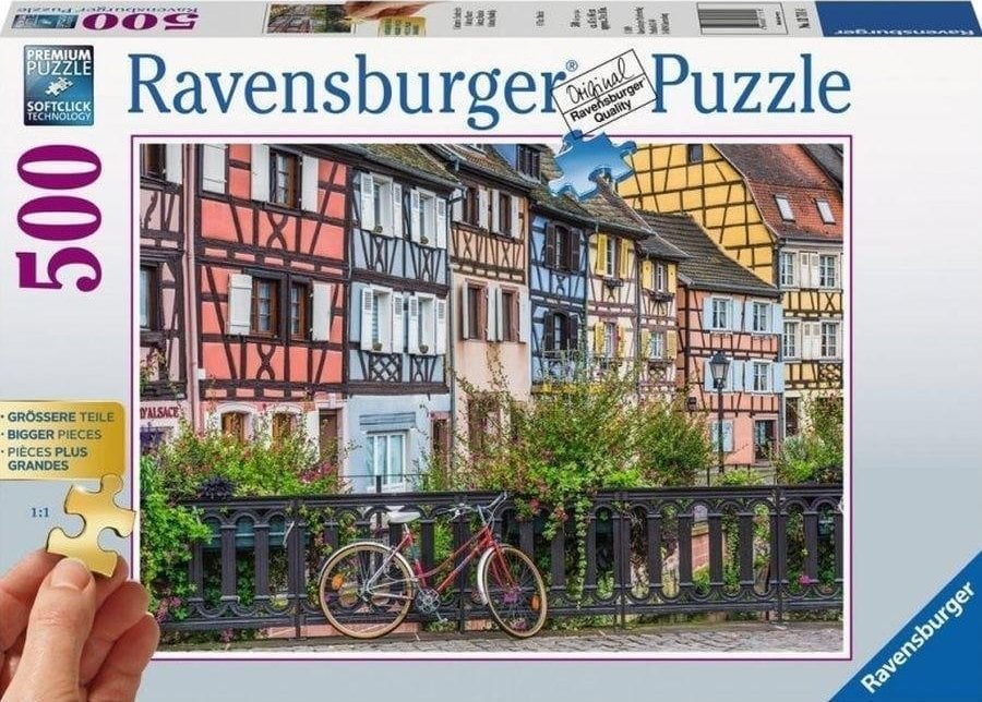 Puzzle Ravensburger - Colmar, France, 500 piese XXL (13711)