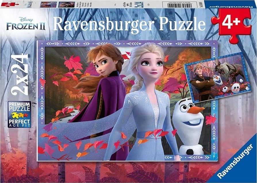 Puzzle Ravensburger - Disney Frozen II, 2x24 piese