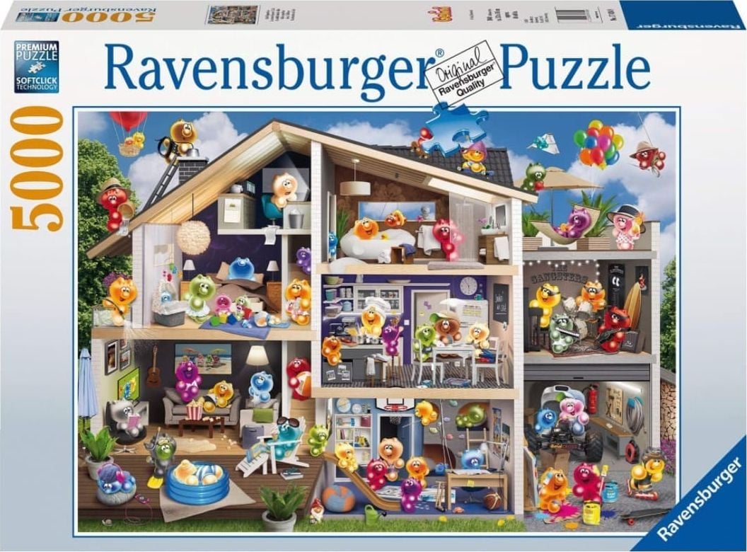 Puzzle Ravensburger - Gelini - Dollhouse, 5.000 piese (17434)