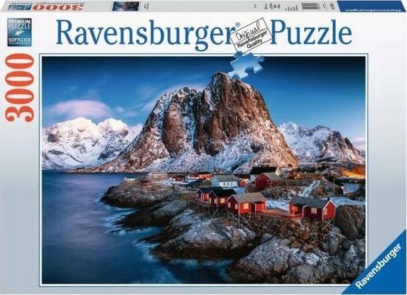 Puzzle Ravensburger - Hamnoy, 3000 piese