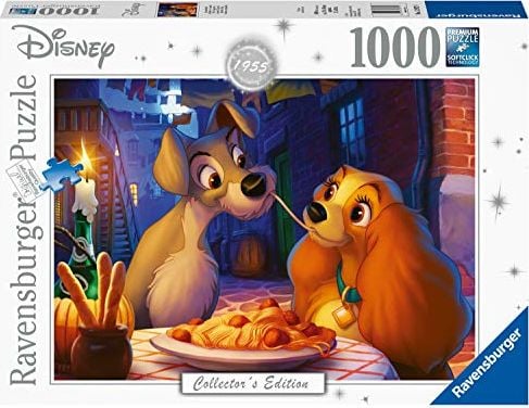 Puzzle Ravensburger - Lady and the Tramp, 1.000 piese (13972)