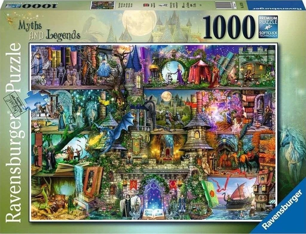 Puzzle Ravensburger - Legende Si Mituri, 1000 piese