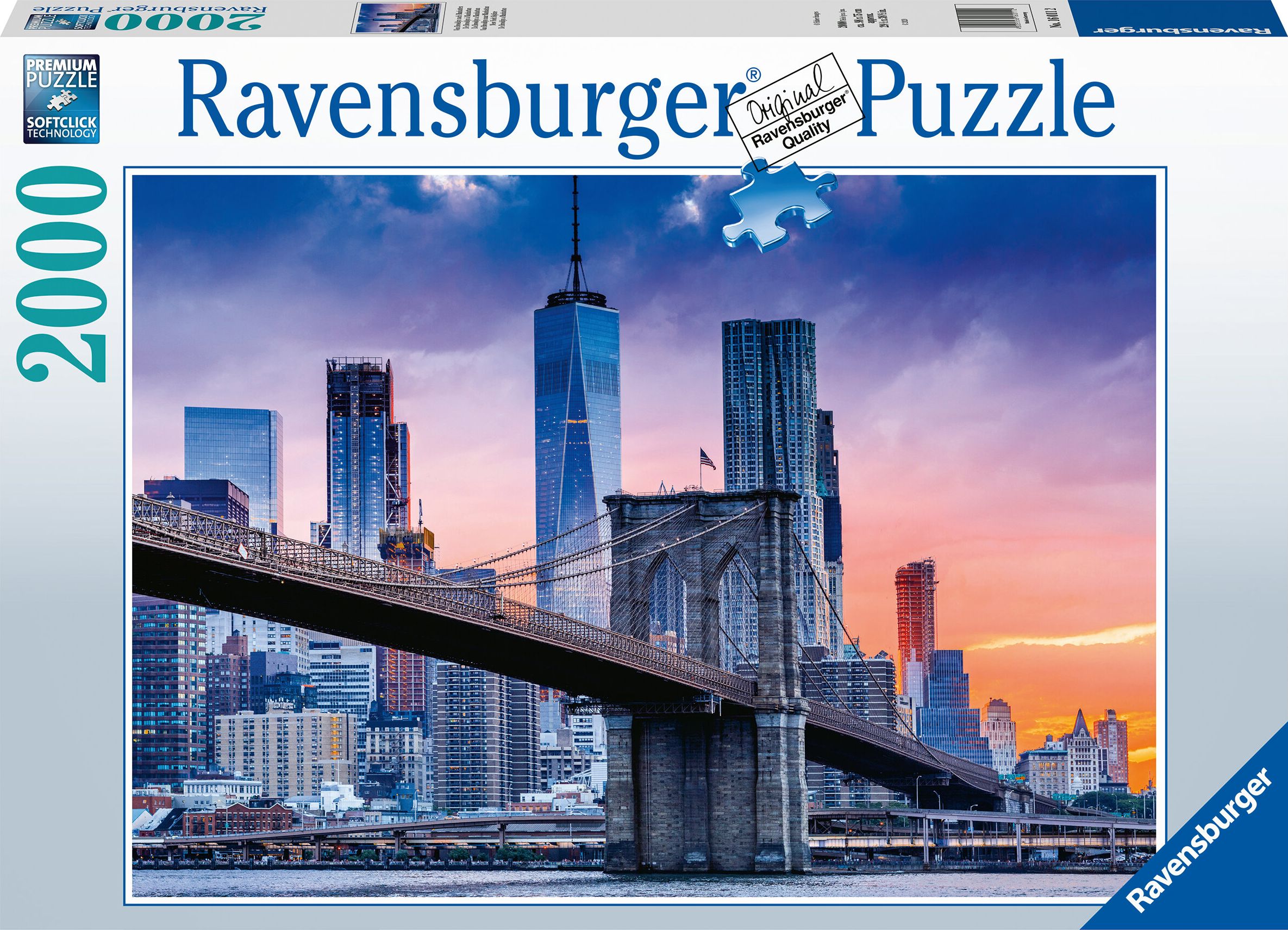 Puzzle Ravensburger - New York Skyline, 2000 piese