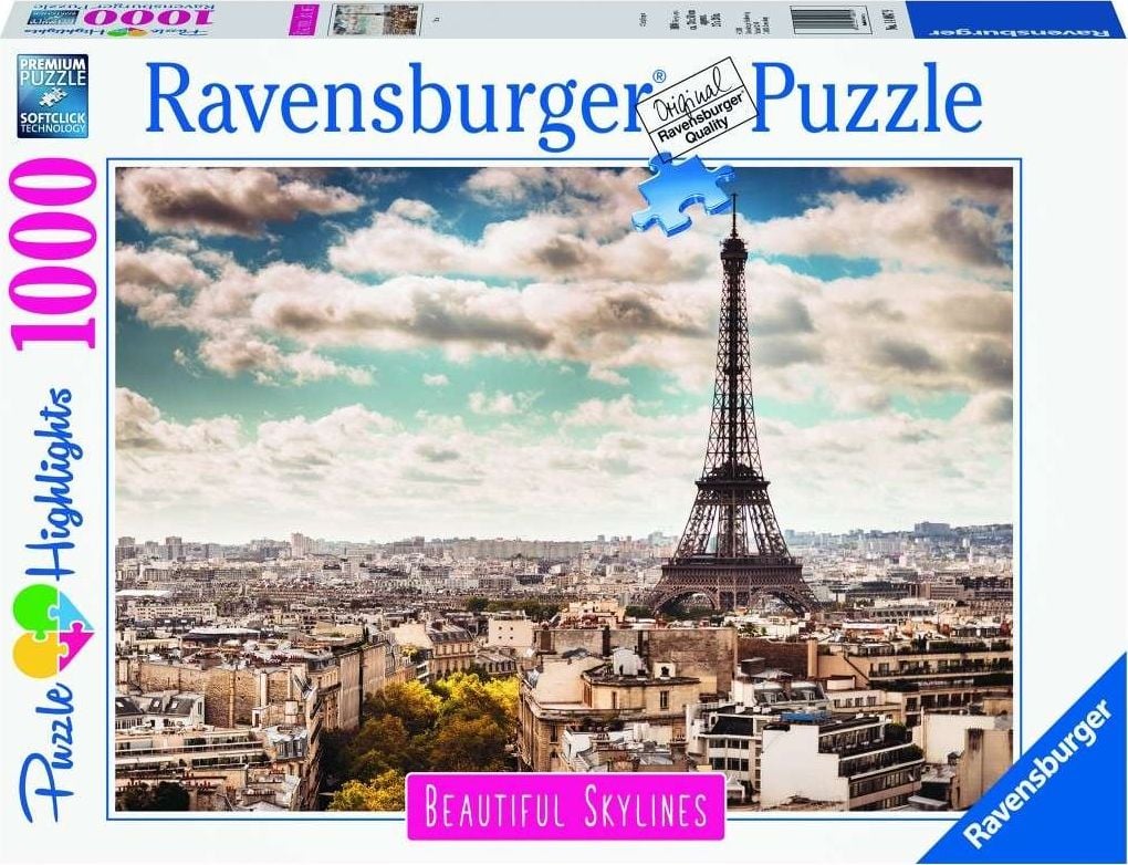 Puzzle Ravensburger - Parie, 100 piese