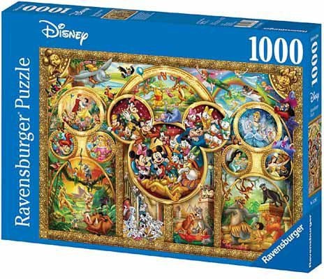 Puzzle Ravensburger - Temele Disney, 1000 piese