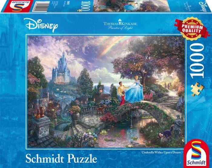 Puzzle Schmidt 1000 piese Disney Thomas Kinkade: Disney Cenusareasa