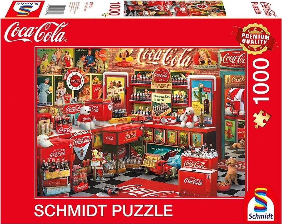 Puzzle Schmidt Coca Cola Nostalgic 1000 de Piese