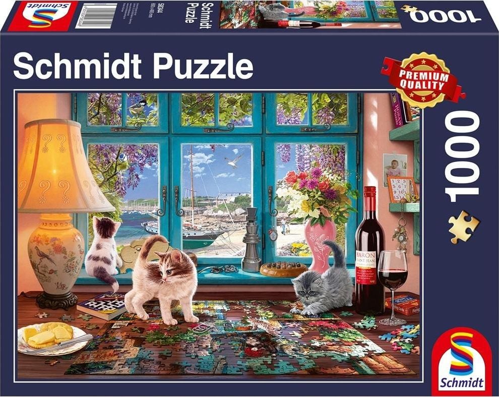 Puzzle Schmidt - Puzzlers Desk, 1.000 piese (58344)