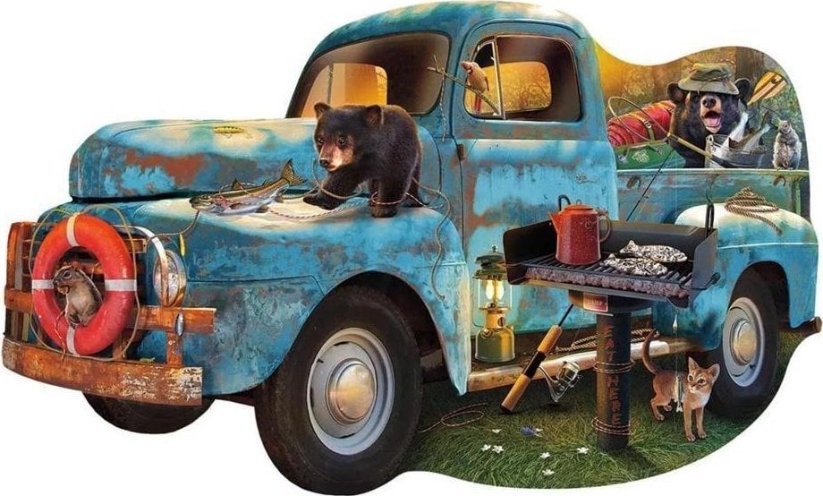 Puzzle SunsOut 1000 piese contur - The Blue Truck