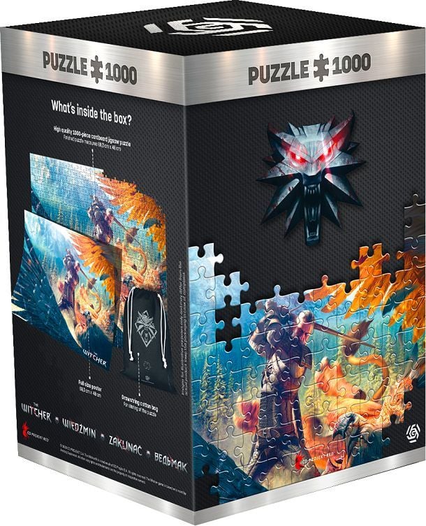 Puzzle The Witcher Griffin Fight 1000 piese