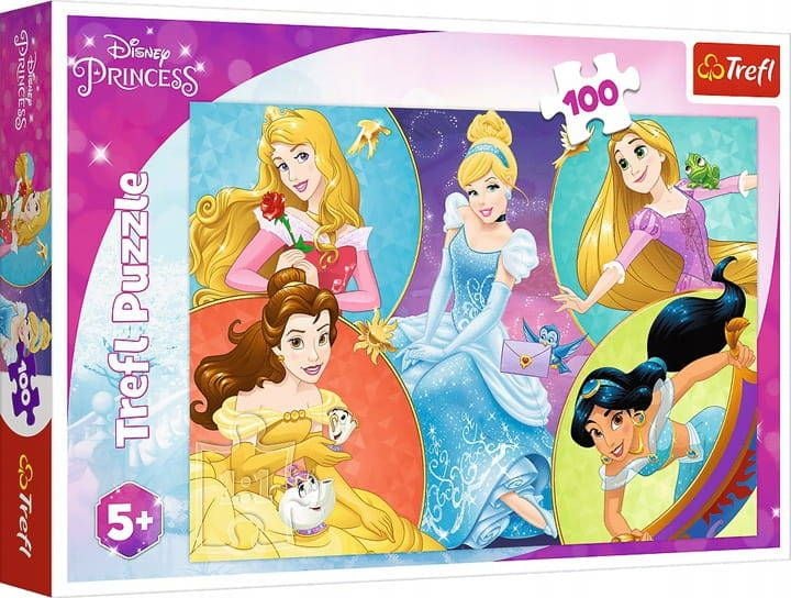 PUZZLE TREFL 100 DISNEY PRINCESS - INTALNITI PRINȚESA DULCE