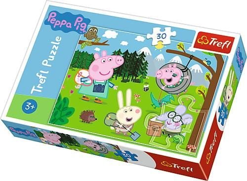 Puzzle Trefl 30 Peppa Pig In Drumetie