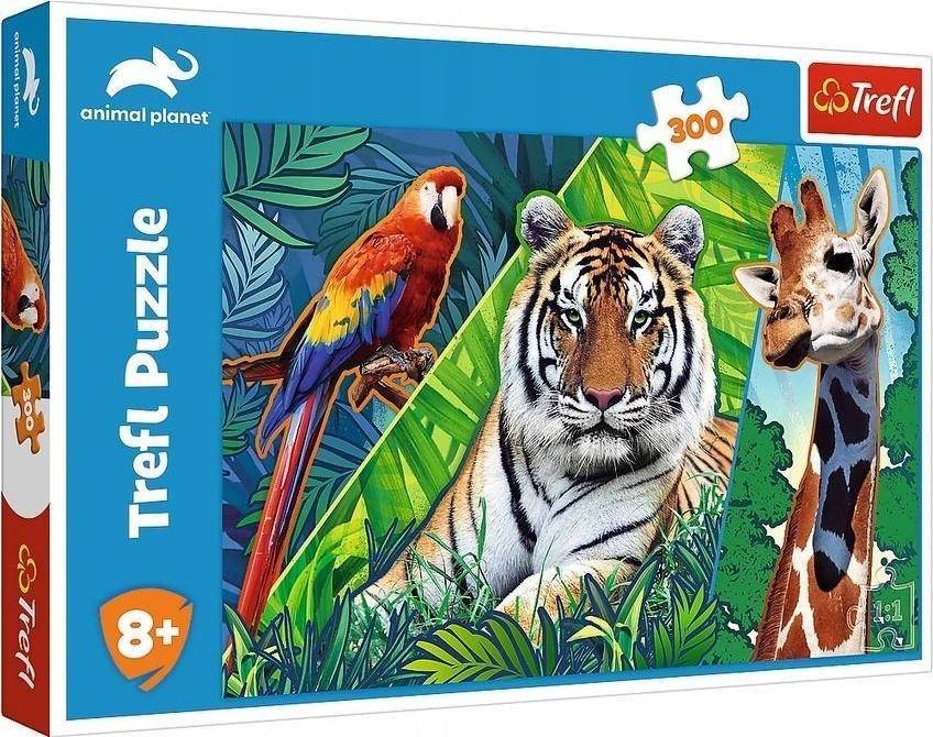 Puzzle Trefl - Animal Planet, Uimitoarele animale salbatice, 300 piese