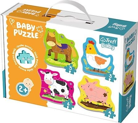 Puzzle Trefl - Baby Puzzles, 3/4/5/6 piese (64893)