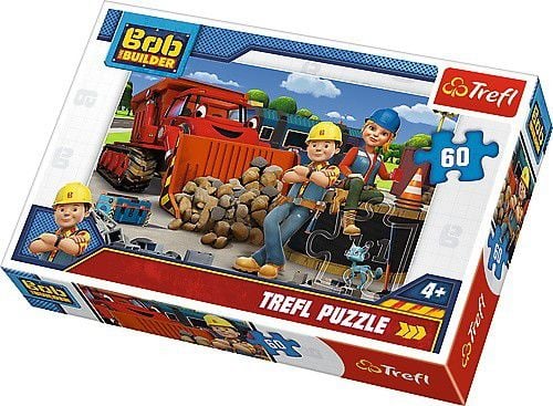 Puzzle Trefl, Bob the builder, Bob Si Wendy, 60 piese