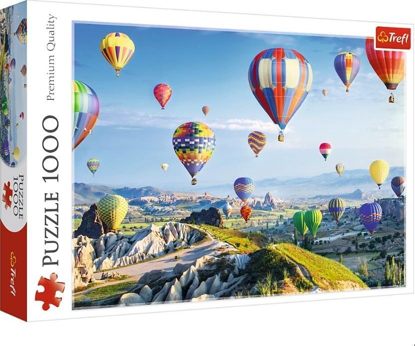 Puzzle Trefl, Cappadoccia baloane cu aer cald, 1000 piese