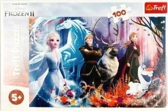 Puzzle Trefl, Disney Frozen II, Lumea magica, 100 piese