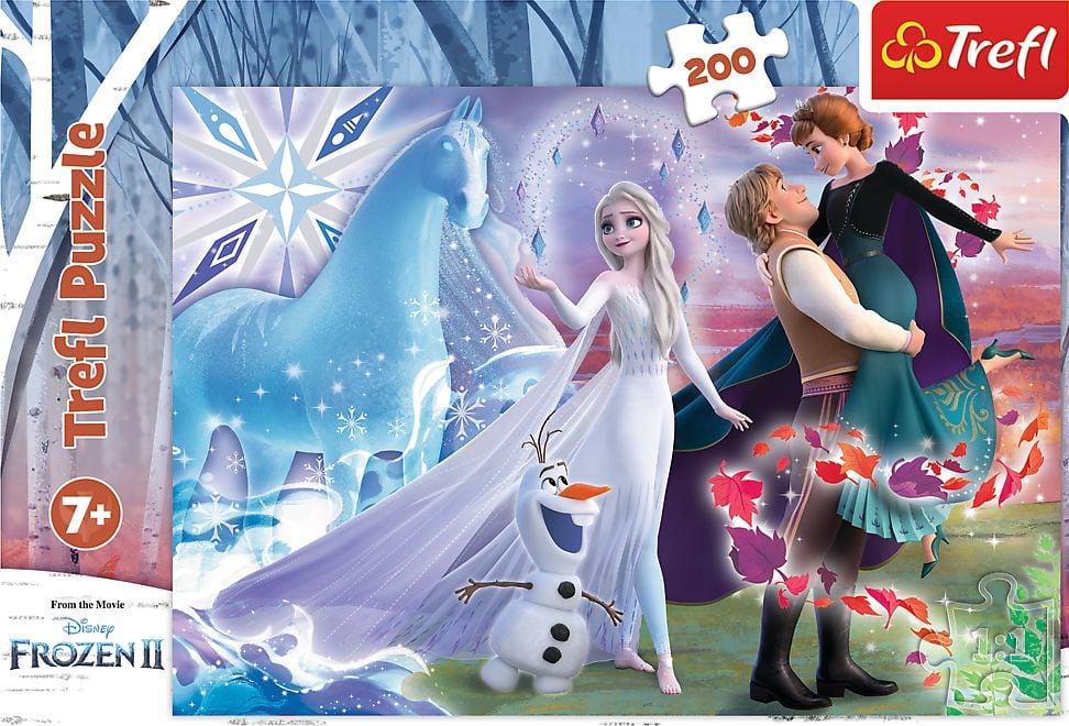 Puzzle Trefl Disney Frozen II - Universul magic, 200 piese