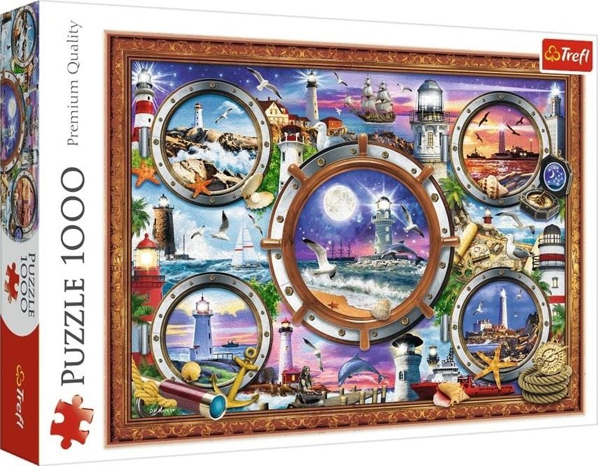 Puzzle Trefl, Faruri pline de culoare, 1000 piese