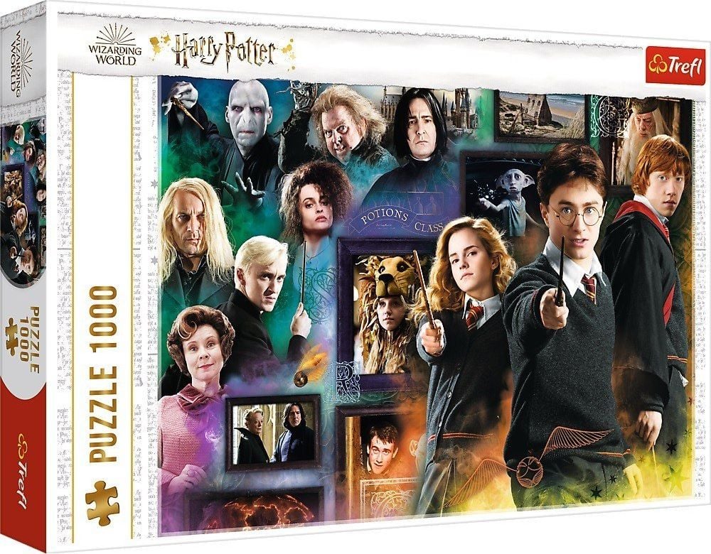 Puzzle Trefl, The Wizarding World Harry Potter, 1000 Piese, Multicolor