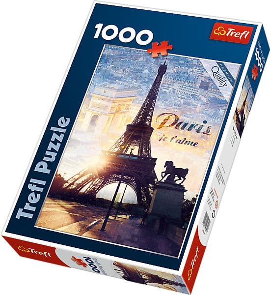 Puzzle Trefl, Zori de zi in Paris, 1000 piese