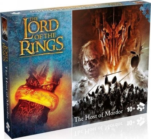 Puzzle Winning Move, The Lord of the Rings Lord of Mordor, 1000 piese, +10 ani, Multicolor