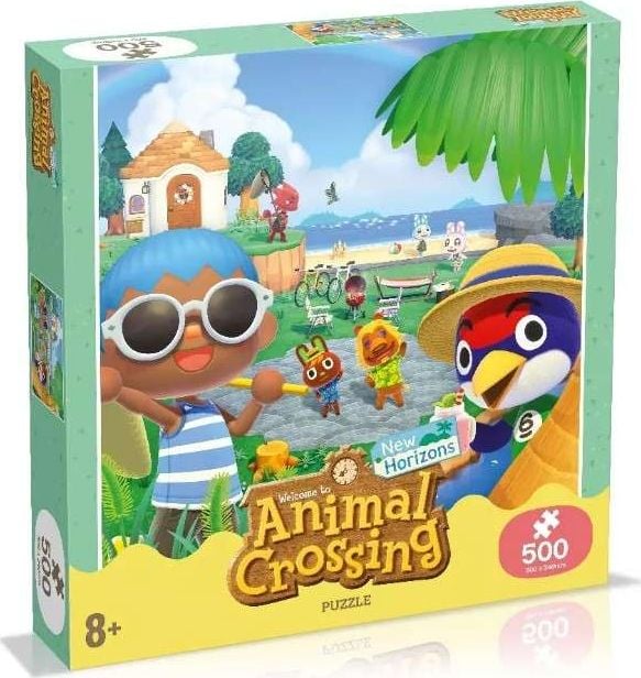 Puzzle Winning Moves, Annimal Crossing, 500 piese, Multicolor