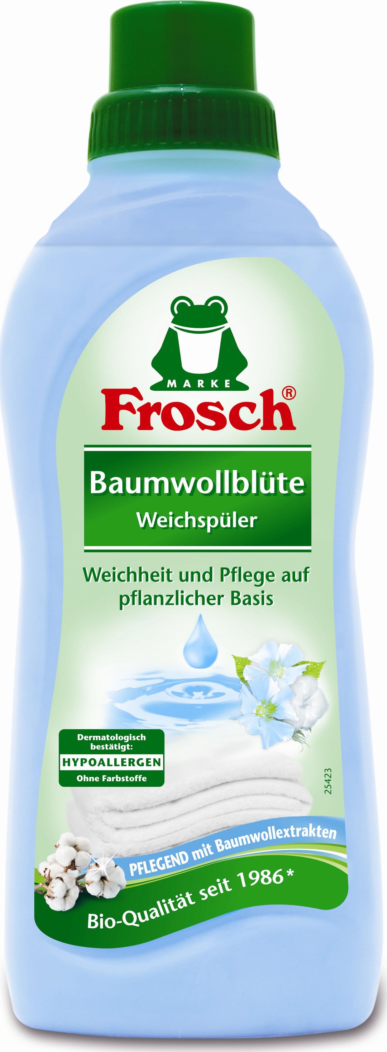 Balsam de rufe - Frosch Frosch skalbinių minkštiklis medvilnės žiedų kvapo 750 ml