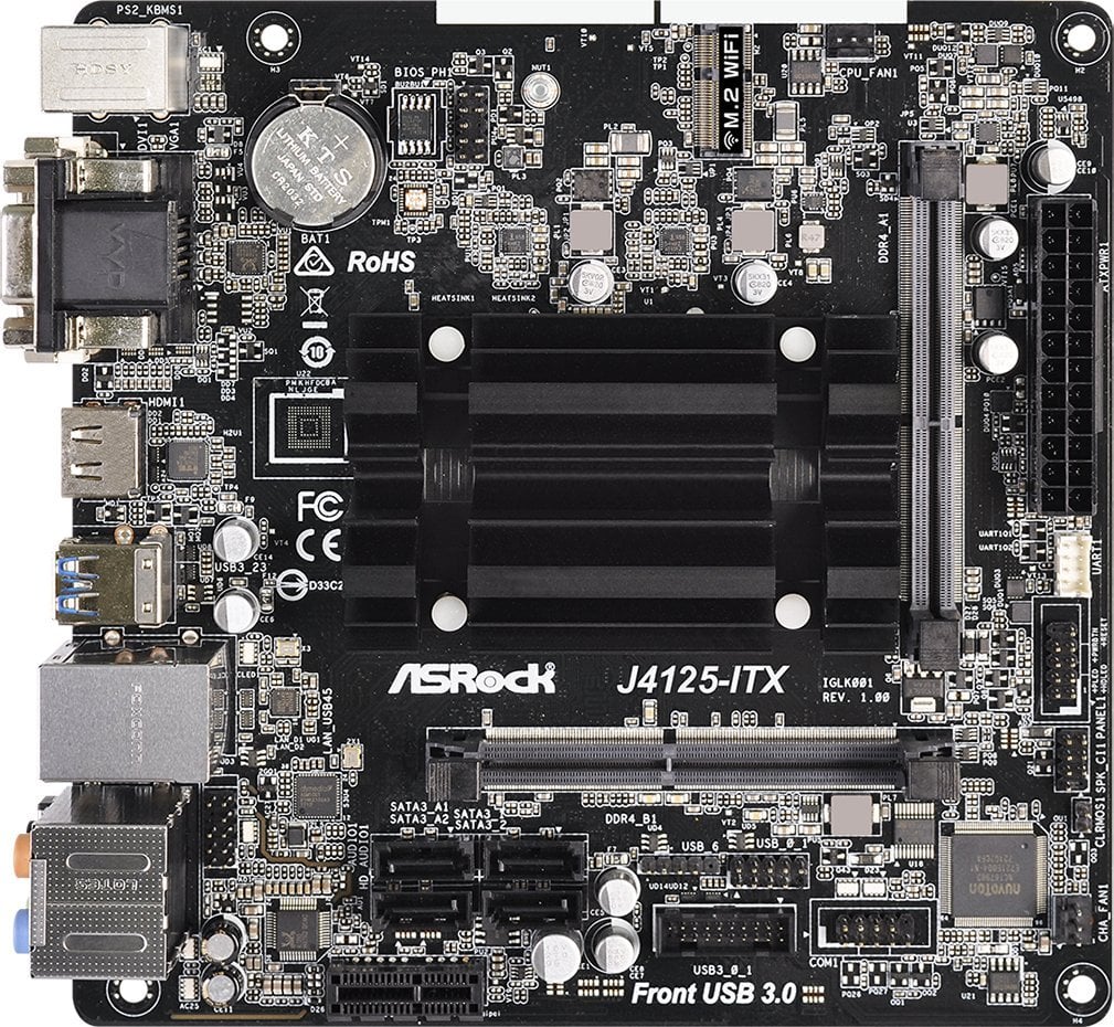 Placa de baza ASRock ASROCK J4125-ITX J4125 Gemini lake Refresch DDR4/4S3/G M-ITX