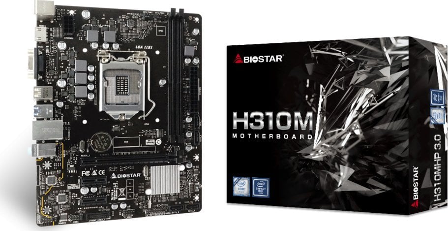 Płyta główna Biostar Biostar H310MHP 3.0 płyta główna Intel® H310 LGA 1151 (Socket H4) micro ATX