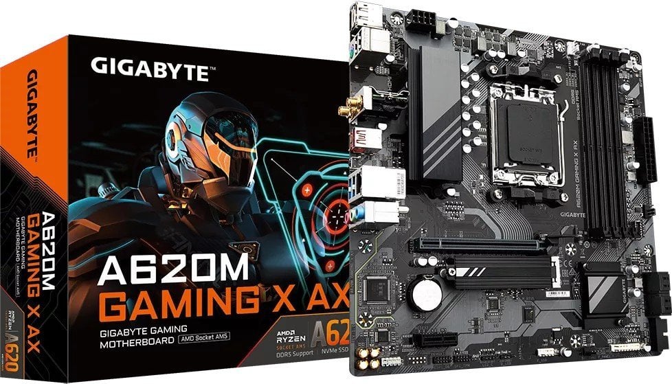 Płyta główna Gigabyte Gigabyte A620M GAMING X AX AMD A620 Gniazdo AM5 micro ATX