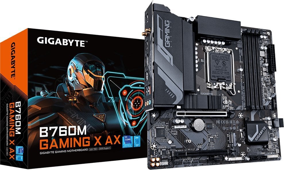 Placa de bază Gigabyte B760M Gaming X AX Intel B760 LGA 1700 micro ATX