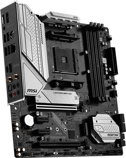 Placa de baza MSI MSI MAG B550M MORTAR MAX WIFI AMD B550 Socket AM4 micro ATX