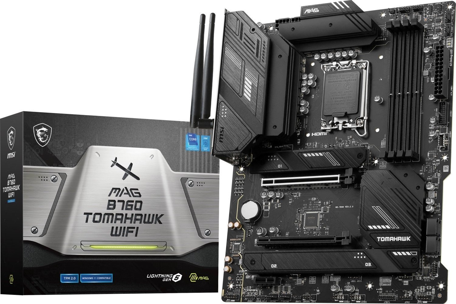 Placa de baza MSI MAG B760 TOMAHAWK WIFI