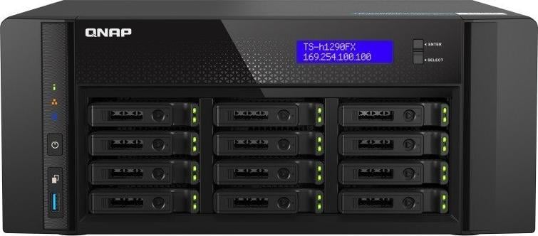 Qnap Server Server NAS TS-h1290FX-7232P-64G 12 x0HDD U.2 NVMe / SATA