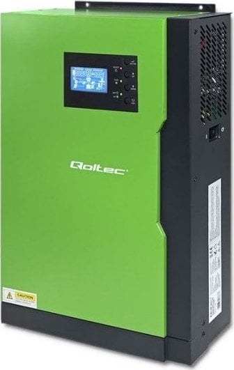 Invertor solar hibrid Qoltec Off-Grid 3,5kW | 100A | 24V | MPPT | Sinus