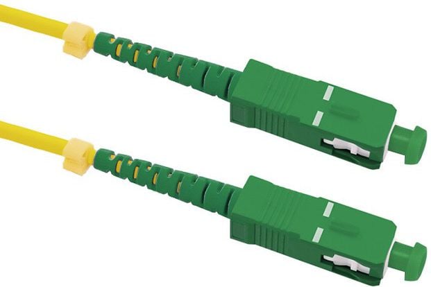 Qoltec Optic Patchcord SC/APC - SC/APC simplex SM 9/125 G652D 15m (54287)