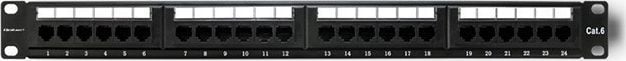 Qoltec Patch panel 24x porturi RJ-45 cat.6 UTP (54474)