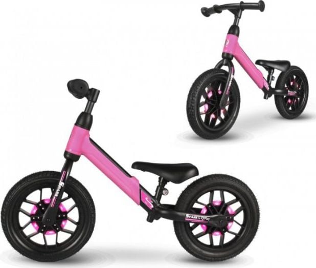 Bicicletă de echilibru Qplay Qplay Spark Pink